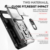 Google Pixel 9 Pro Heavy Duty Armor Case - Silver | iCoverLover