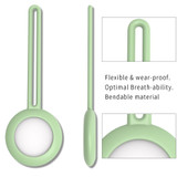 Silicone Case for Apple AirTag in Fog Green | iCoverLover