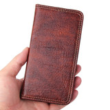 Fierre Shann iPhone 11 Pro Max Wallet Case - Brown | iCoverLover