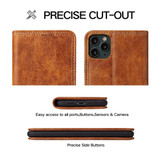 Fierre Shann iPhone 11 Pro Max Wallet Case - Khaki | iCoverLover