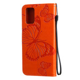 Samsung Galaxy S20 Ultra Wallet Case - Orange | iCoverLover