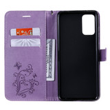 Purple Wallet Case for Samsung Galaxy S20 Ultra | iCoverLover
