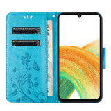 Samsung Galaxy A56 5G Wallet Case - Blue | iCoverLover