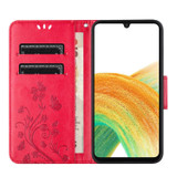 Samsung Galaxy A56 5G Wallet Case - Red | iCoverLover
