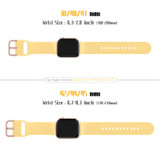 Yellow Silicone Watch Strap for Apple Watch Series 0 42-mm | iCoverLover