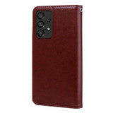 Samsung Galaxy A53 5G Wallet Case - Brown | iCoverLover