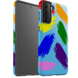 Samsung Galaxy S21 Slim Protective Case - Multicolour | iCoverLover