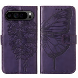 Google Pixel 9 Pro Wallet Case - Dark Purple | iCoverLover