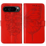 Google Pixel 9 Pro Wallet Case - Red | iCoverLover