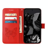 Google Pixel 9 Pro Wallet Case - Red | iCoverLover