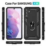 Rugged Armor Case for Samsung Galaxy A34 5G - Black | iCoverLover