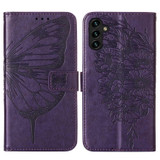 Samsung Galaxy A34 5G Wallet Case - Dark Purple | iCoverLover