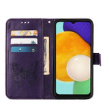 Samsung Galaxy A34 5G Wallet Case - Dark Purple | iCoverLover
