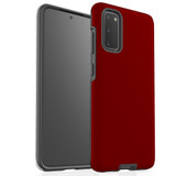 Armor Case for Samsung Galaxy S20 - Maroon Red | iCoverLover