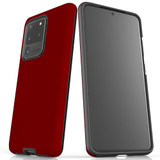 Samsung Galaxy S20 Ultra Armor Case - Maroon Red | iCoverLover
