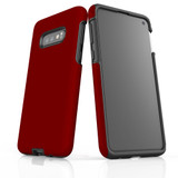 Armor Case for Samsung Galaxy S10e - Maroon Red | iCoverLover