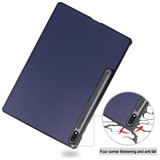 Samsung Galaxy Tab S7+ Plus Folio Case - Dark Blue | iCoverLover