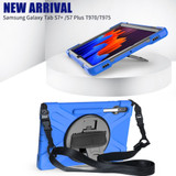 Rugged Armor Case for Samsung Galaxy Tab S7+ Plus - Blue | iCoverLover