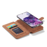 CaseMe Wallet Case for Samsung Galaxy S20 Ultra - Brown | iCoverLover