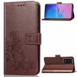 Samsung Galaxy S20 Ultra Wallet Case - Brown | iCoverLover