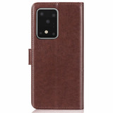 Samsung Galaxy S20 Ultra Wallet Case - Brown | iCoverLover