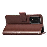 Samsung Galaxy S20 Ultra Wallet Case - Brown | iCoverLover
