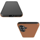 Samsung Galaxy S25+ Plus Armor Case - Brown | iCoverLover