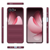 Samsung Galaxy Z Flip7 Back Case in Wine Red | iCoverLover