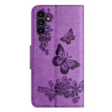 Purple Wallet Case for Samsung Galaxy A35 5G | iCoverLover
