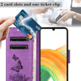 Samsung Galaxy A55 5G Wallet Case - Purple | iCoverLover