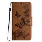 Samsung Galaxy A55 5G Brown Wallet Case | iCoverLover