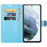 Samsung Galaxy S21 FE Wallet Case - Blue | iCoverLover