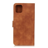 iPhone 12 Pro Max Brown Wallet Case | iCoverLover