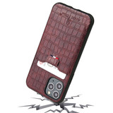 Fierre Shann iPhone 11 Pro Max Back Case - Brown | iCoverLover