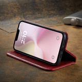 Fierre Shann Wallet Case for iPhone 16e - Red | iCoverLover