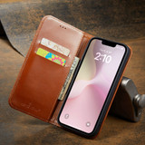 Fierre Shann Wallet Case for iPhone 16e - Brown | iCoverLover