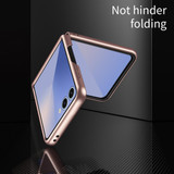 For Samsung Galaxy Z Flip8 Case - Matte Electroplated Cover | Blue