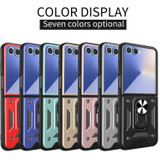 For Samsung Galaxy Z Flip8 Case - Magnetic Armor Ring Stand | Rose Gold