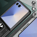 For Samsung Galaxy Z Flip8 Case - Magnetic Armor Ring Stand | Rose Gold