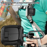 For Samsung Galaxy Buds 3 Pro Case, Switch & Hook Protective Armour Cover, Black Red | iCoverLover.com.au