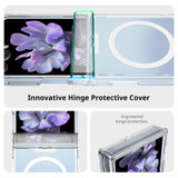 iCoverLover Samsung Galaxy Z Flip8 Case Compatible with MagSafe Clear Cover | Shockproof