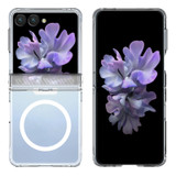 iCoverLover Samsung Galaxy Z Flip8 Case Compatible with MagSafe Clear Cover | Shockproof