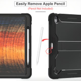 For iPad Air 13-inch (M4) Case, Protective Armour Cover with Stand, Black | iCoverLover.com.au