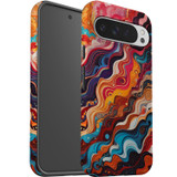 For Google Pixel 11 Pro XL Case, Tough Protective Cover, Waves Of The Sun | iCoverLover Australia