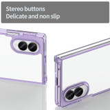 For Samsung Galaxy Z Fold8 Clear Airbag Case - Clear Purple