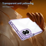 For Samsung Galaxy Z Fold8 Clear Airbag Case - Clear Purple