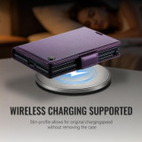 For Samsung Galaxy Z Fold8 Case - RFID Wallet -Purple