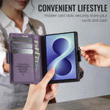 For Samsung Galaxy Z Fold8 Case - RFID Wallet -Purple