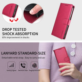 For iPhone 18 Pro Max Case | Pearlescent RFID Blocking Wallet Cover, Red