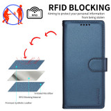 For iPhone 18 Pro Max Case | Pearlescent RFID Blocking Wallet Cover, Blue